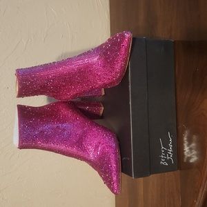 Betsey Johnson Cady Boots - PINK